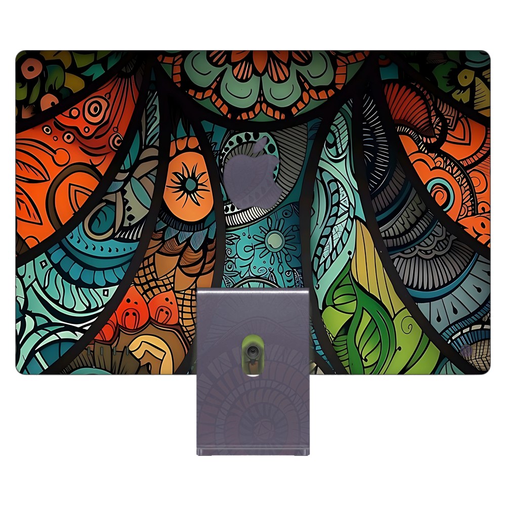 Apple iMac 24 (2021) laptop skin - Kaleidoscope