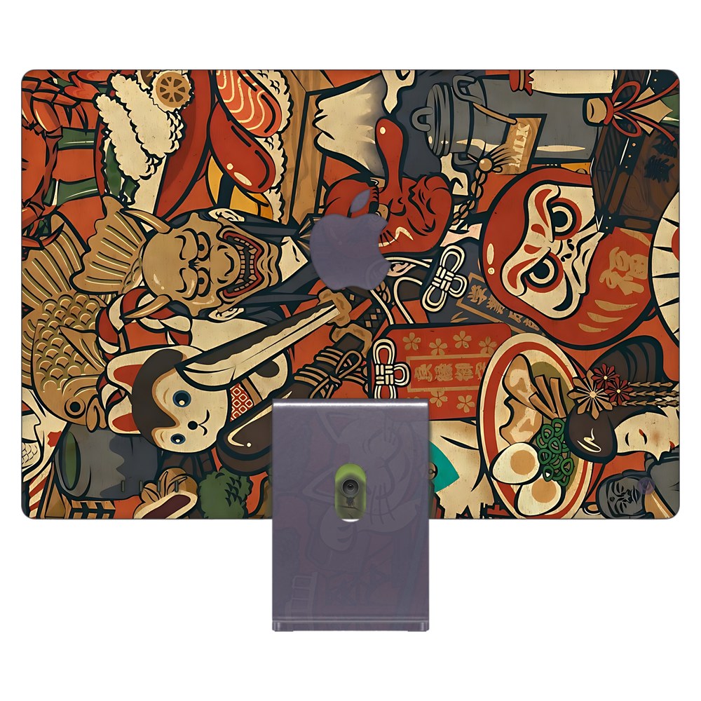 Apple iMac 24 (2021) laptop skin - Koi Garden