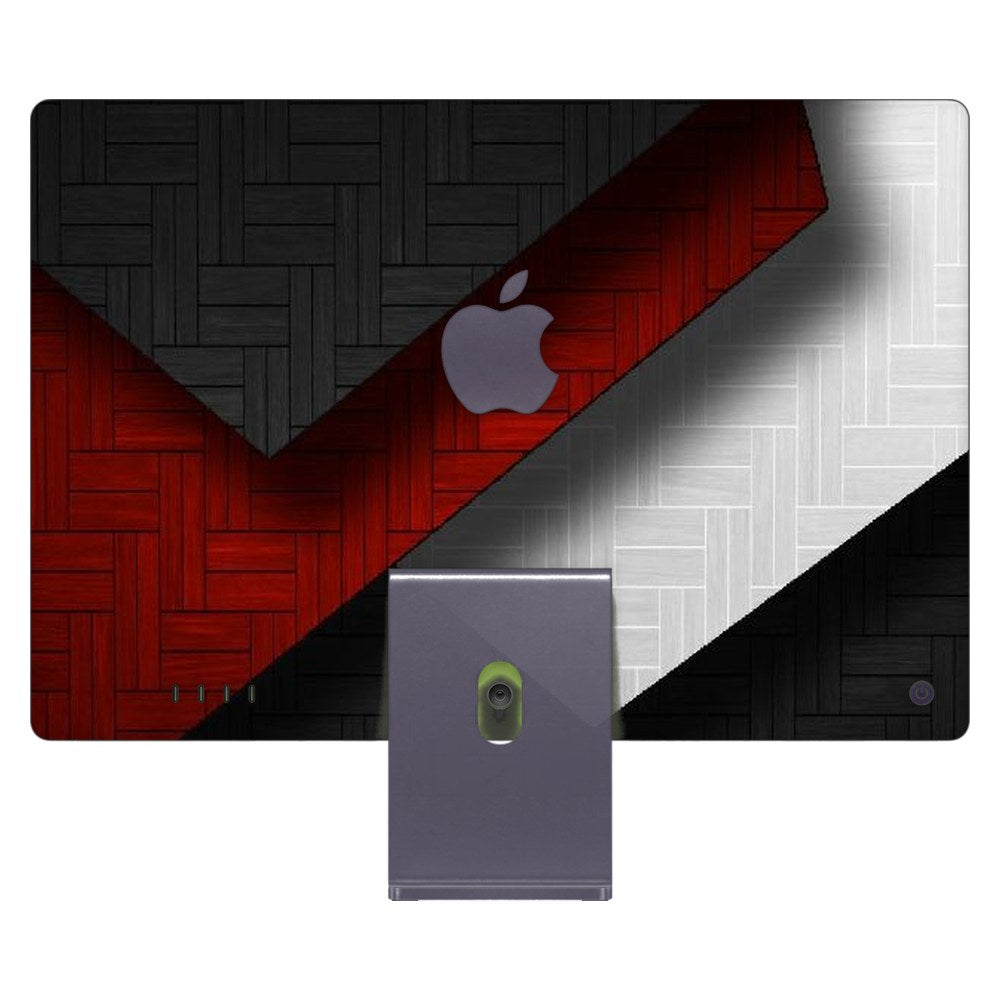 Apple iMac 24 (2021) laptop skin - Layered Plank