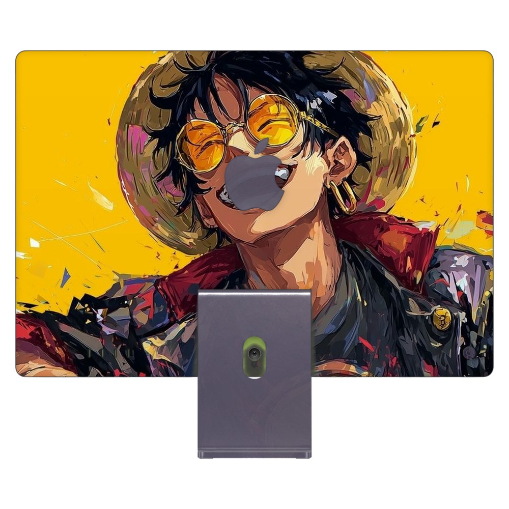 Apple iMac 24 (2021) laptop skin - Luffy's Bright Smile