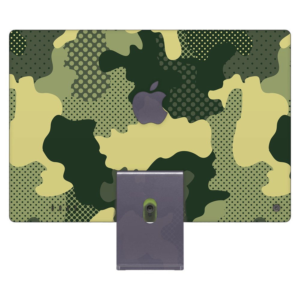 Apple iMac 24 (2021) laptop skin - Military Green Camo