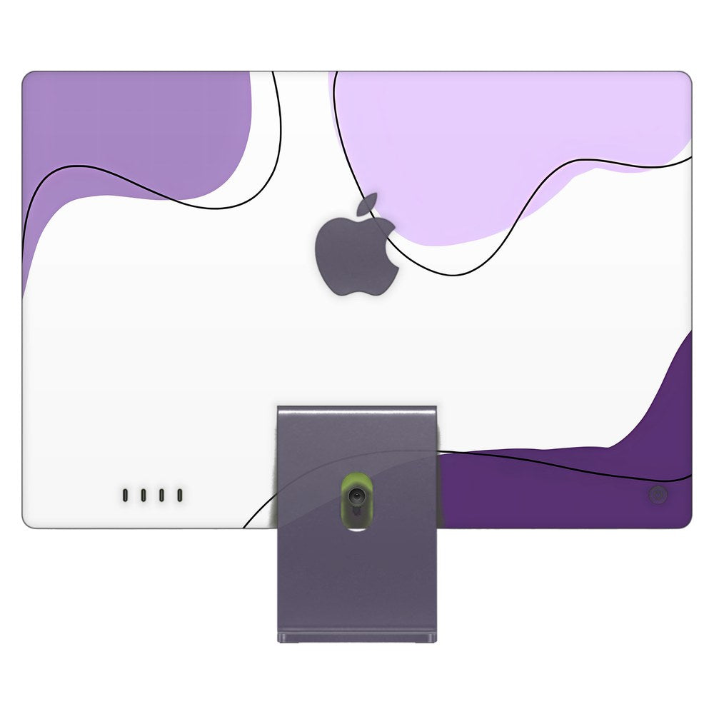 Apple iMac 24 (2021) laptop skin - Minim Purple