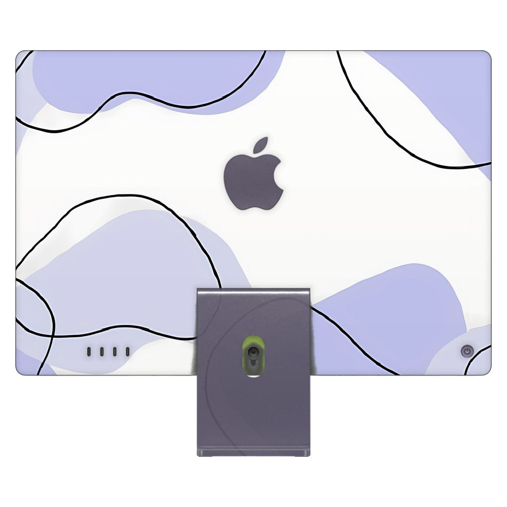 Apple iMac 24 (2021) laptop skin - Minim Violet