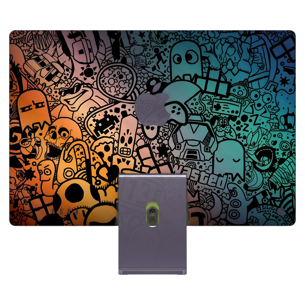 Apple iMac 24 (2021) laptop skin - Modern Art