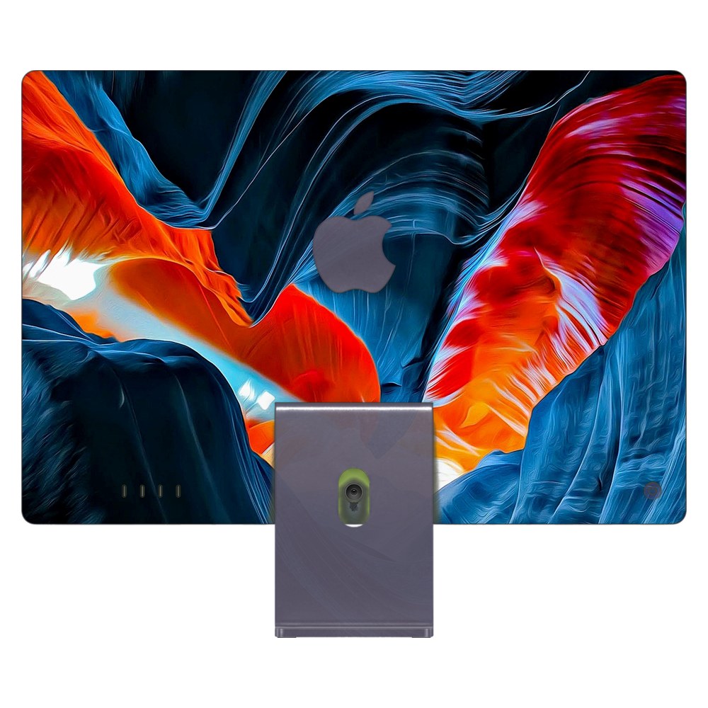 Apple iMac 24 (2021) laptop skin - Molten River