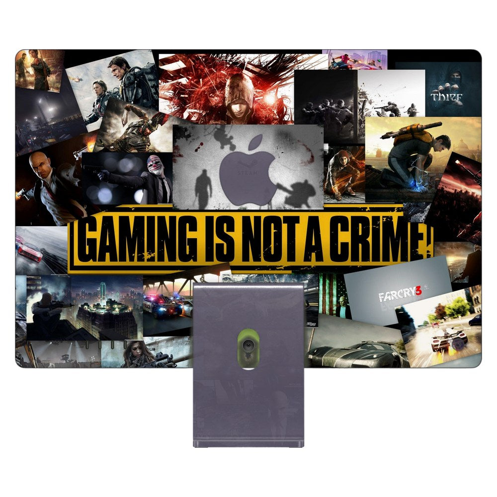 Apple iMac 24 (2021) laptop skin - Not A Crime