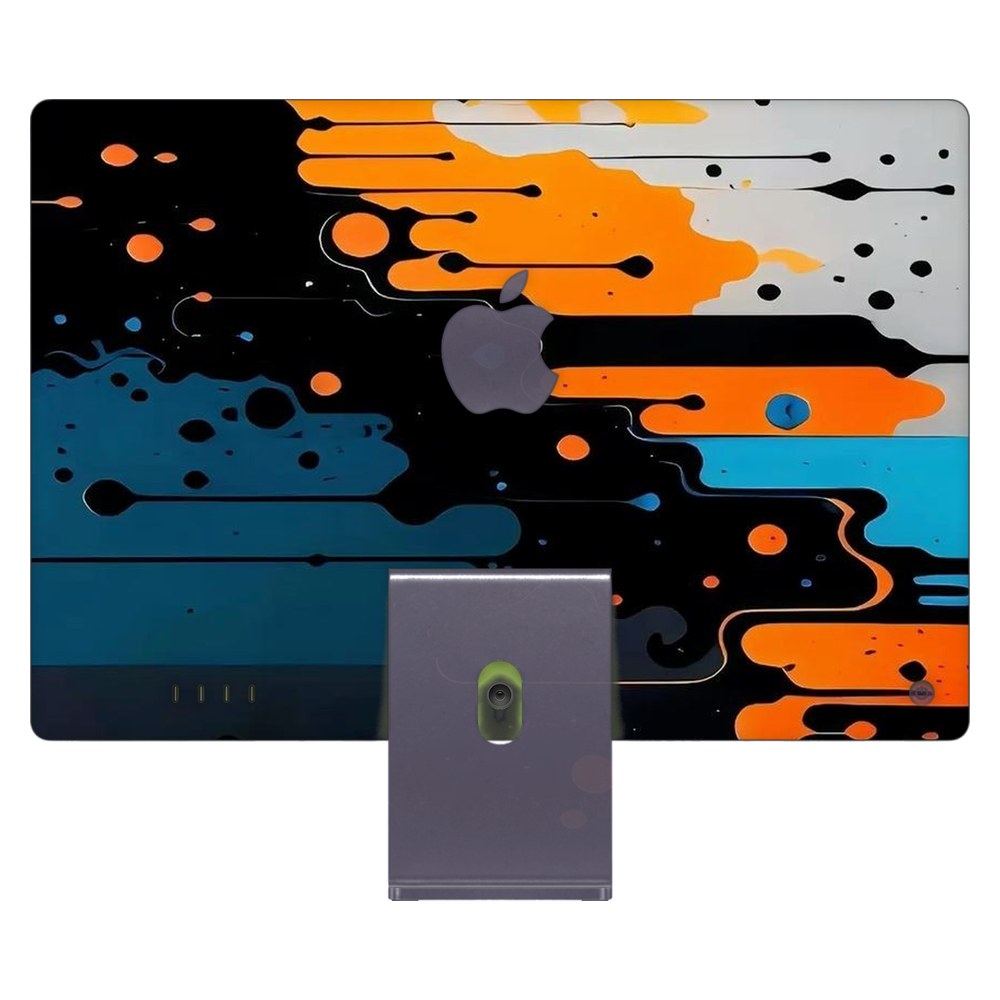 Apple iMac 24 (2021) laptop skin - Paint Drips