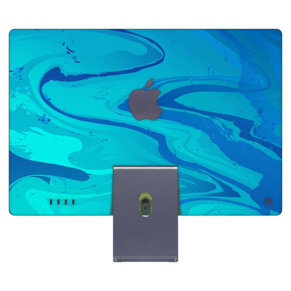 Apple iMac 24 (2021) laptop skin - Poseidon Blue