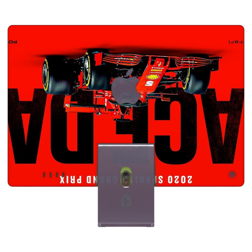 Apple iMac 24 (2021) laptop skin - RaceDay Ferrari Formula1