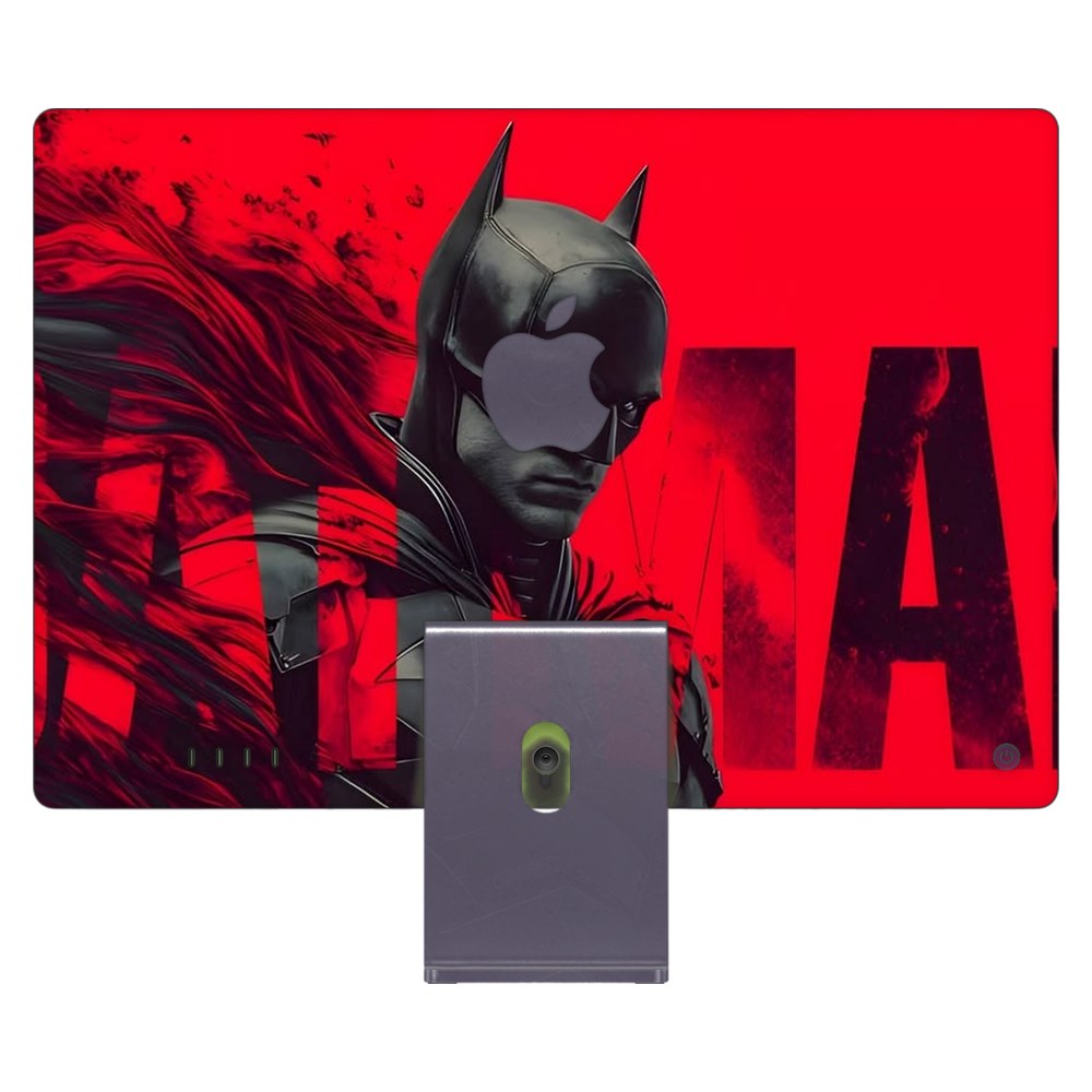 Apple iMac 24 (2021) laptop skin - Red Batgirl Graphic