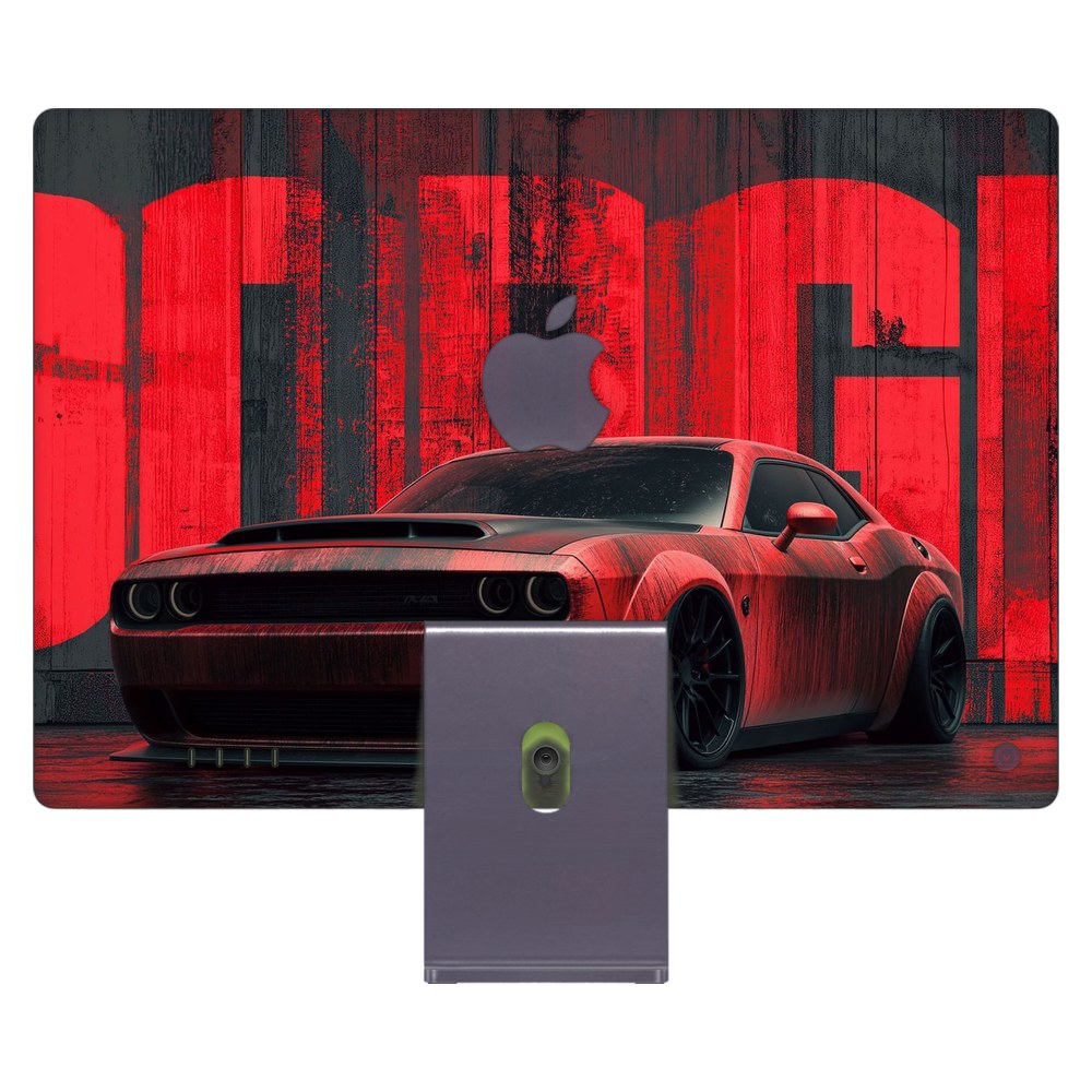 Apple iMac 24 (2021) laptop skin - Red Beast