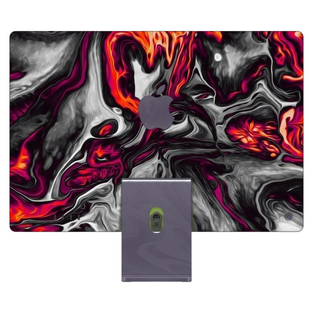 Apple iMac 24 (2021) laptop skin - Red Hot Lava