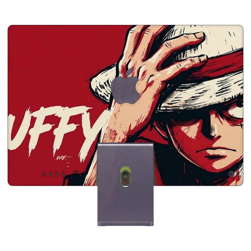 Apple iMac 24 (2021) laptop skin - Rubber Man Red