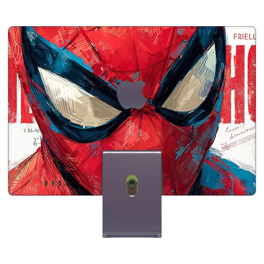 Apple iMac 24 (2021) laptop skin - Spider Sense Abstract