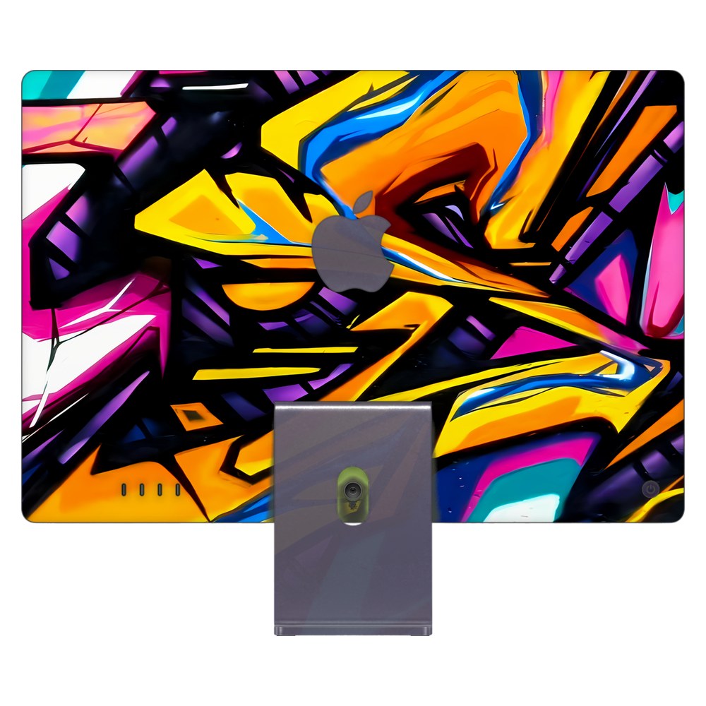 Apple iMac 24 (2021) laptop skin - Urban Graffiti