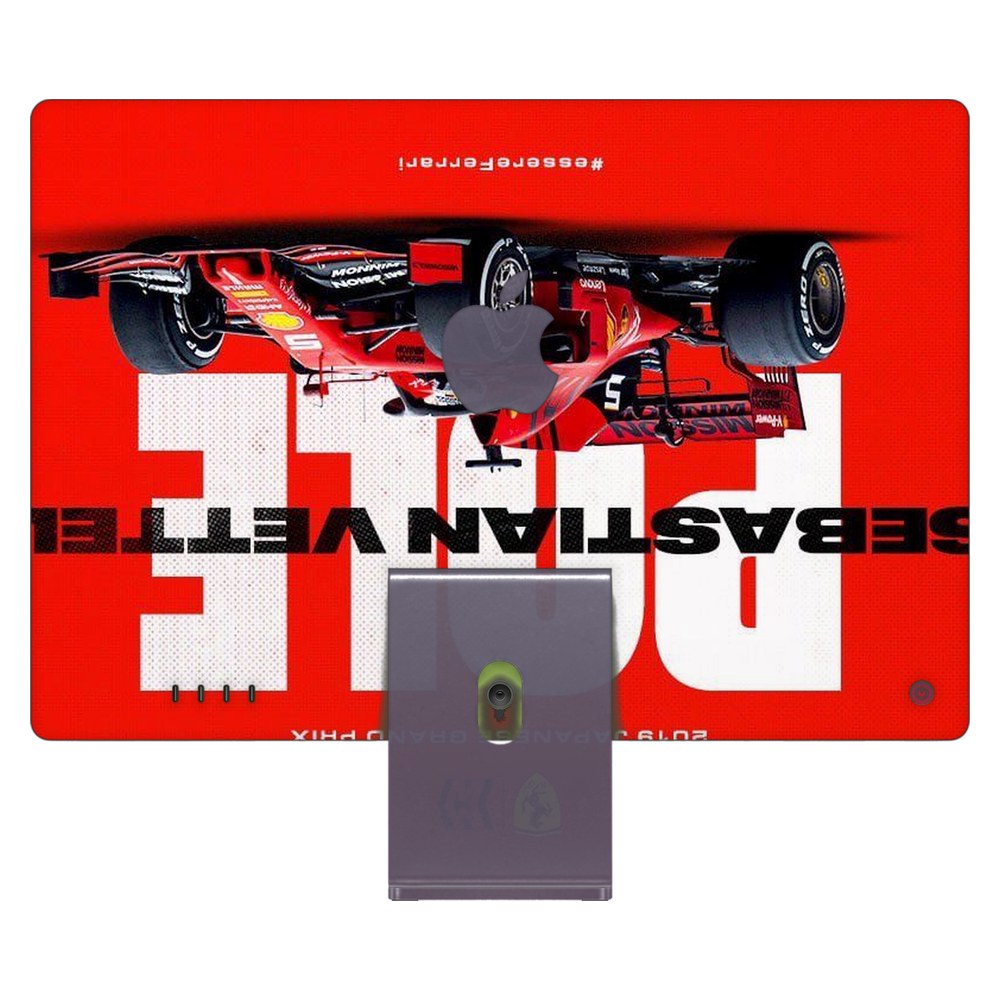 Apple iMac 24 (2021) laptop skin - Vettel Suzuka Pole 2019