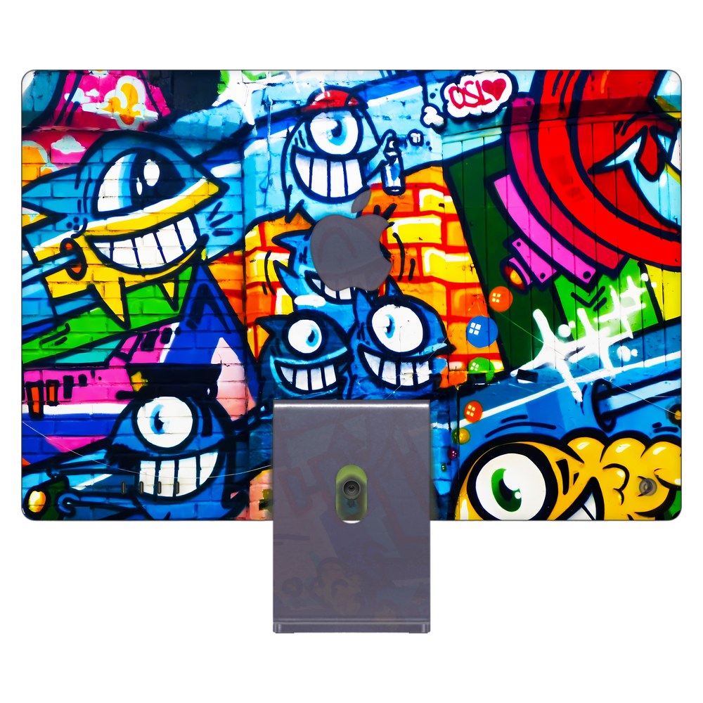 Apple iMac 24 (2021) laptop skin - Wall Graffiti