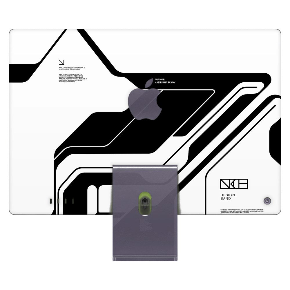 Apple iMac 24 (2021) laptop skin - White Cyberpunk