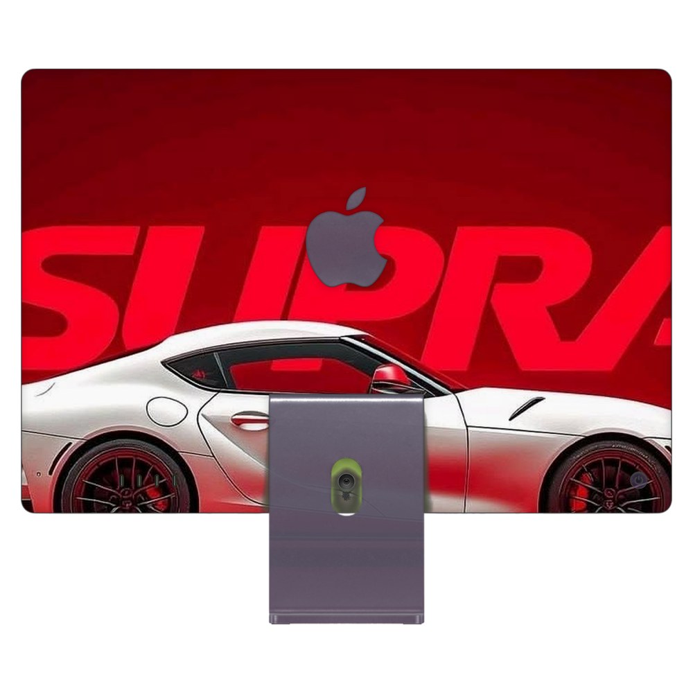 Apple iMac 24 (2021) laptop skin - White Supra Studio Shot