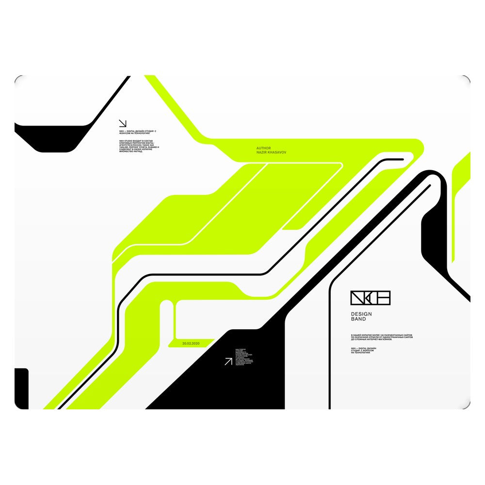 Masstel L133 Pro laptop skin - Acid Green