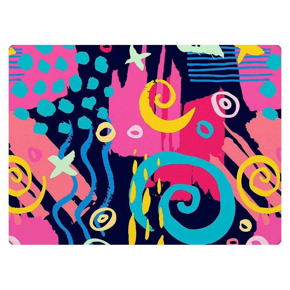 Masstel L133 Pro laptop skin - Geometric Neon Graphic