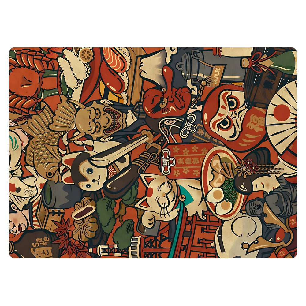 Masstel L133 Pro laptop skin - Koi Garden