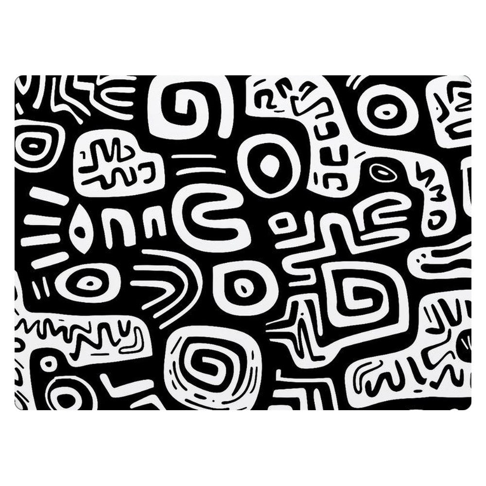 Masstel L133 Pro laptop skin - Monochrome Primitive Art