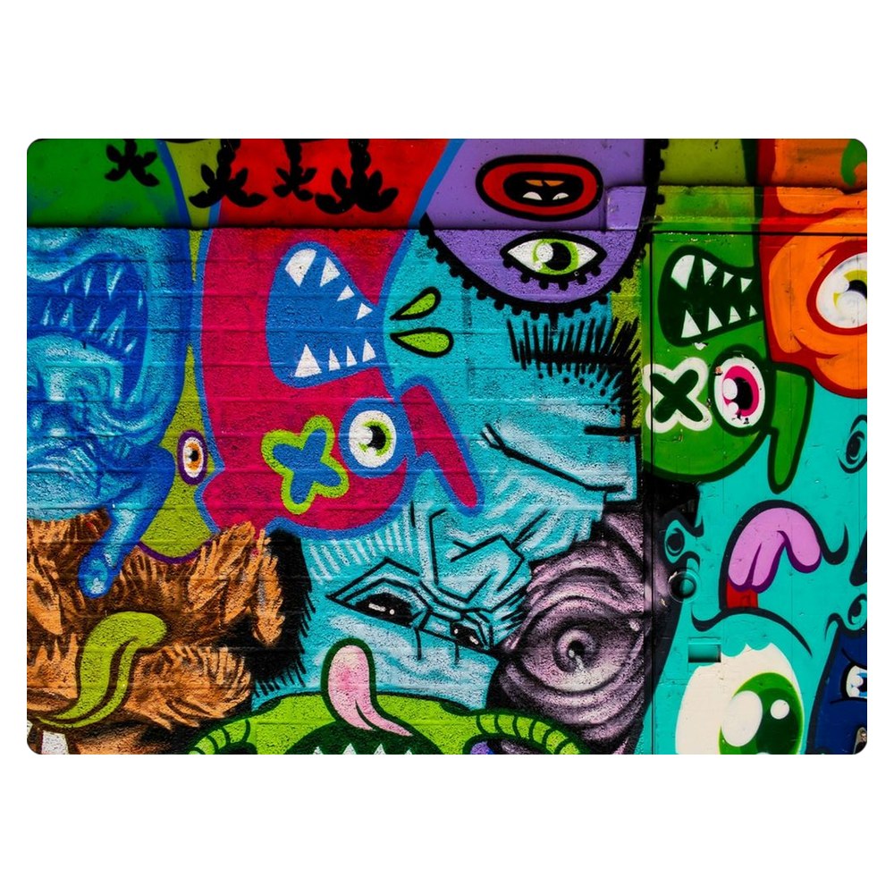 Masstel L133 Pro laptop skin - Neon Doodles
