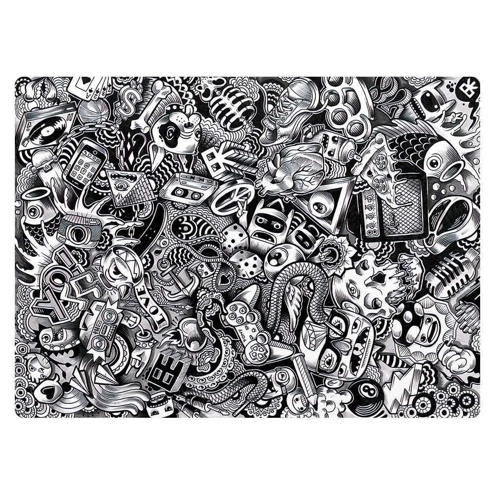 Masstel L133 Pro laptop skin - Pony Doodle