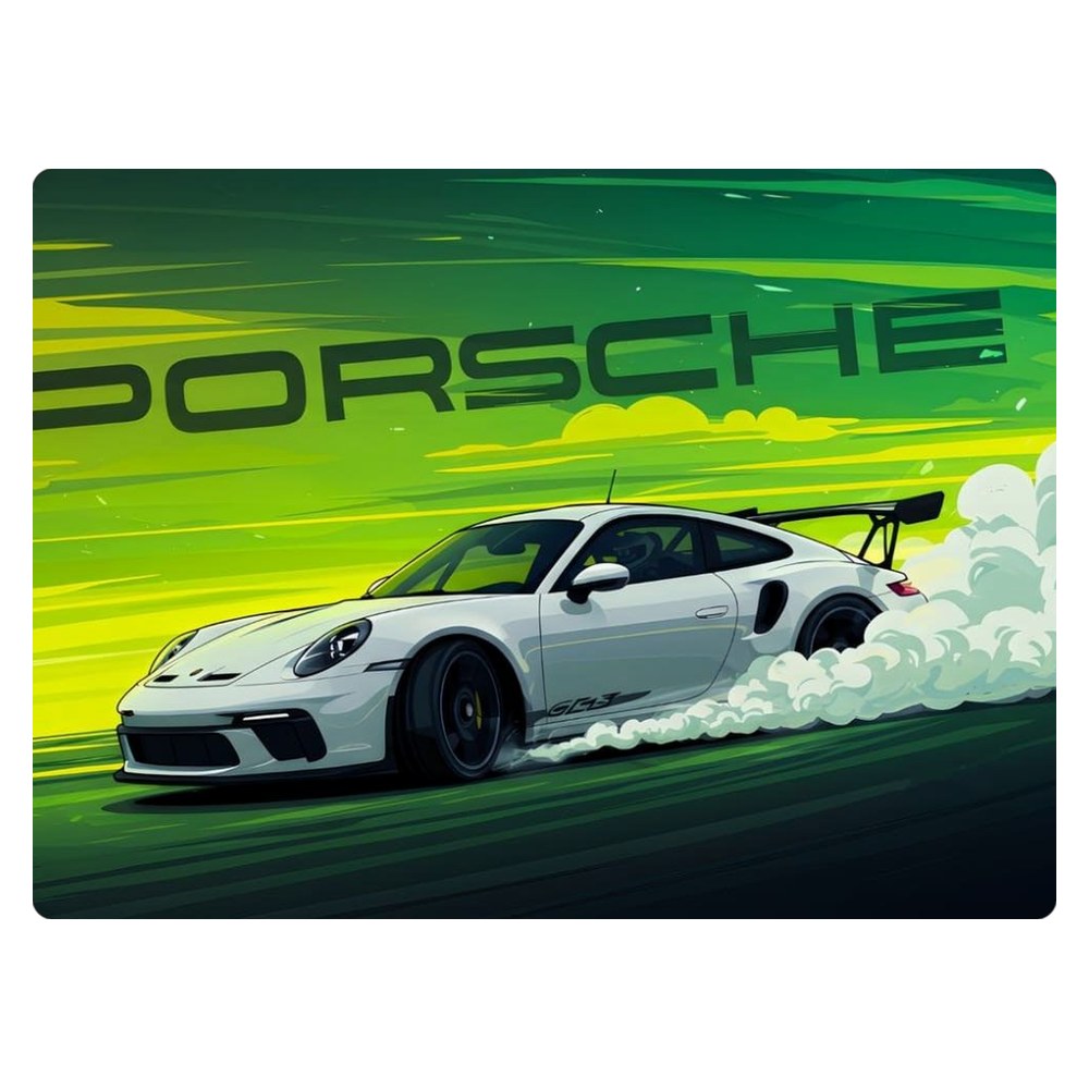 Masstel L133 Pro laptop skin - Porsche Green Drift