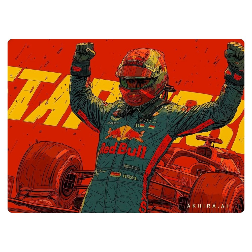 Masstel L133 Pro laptop skin - Red Bull Champion