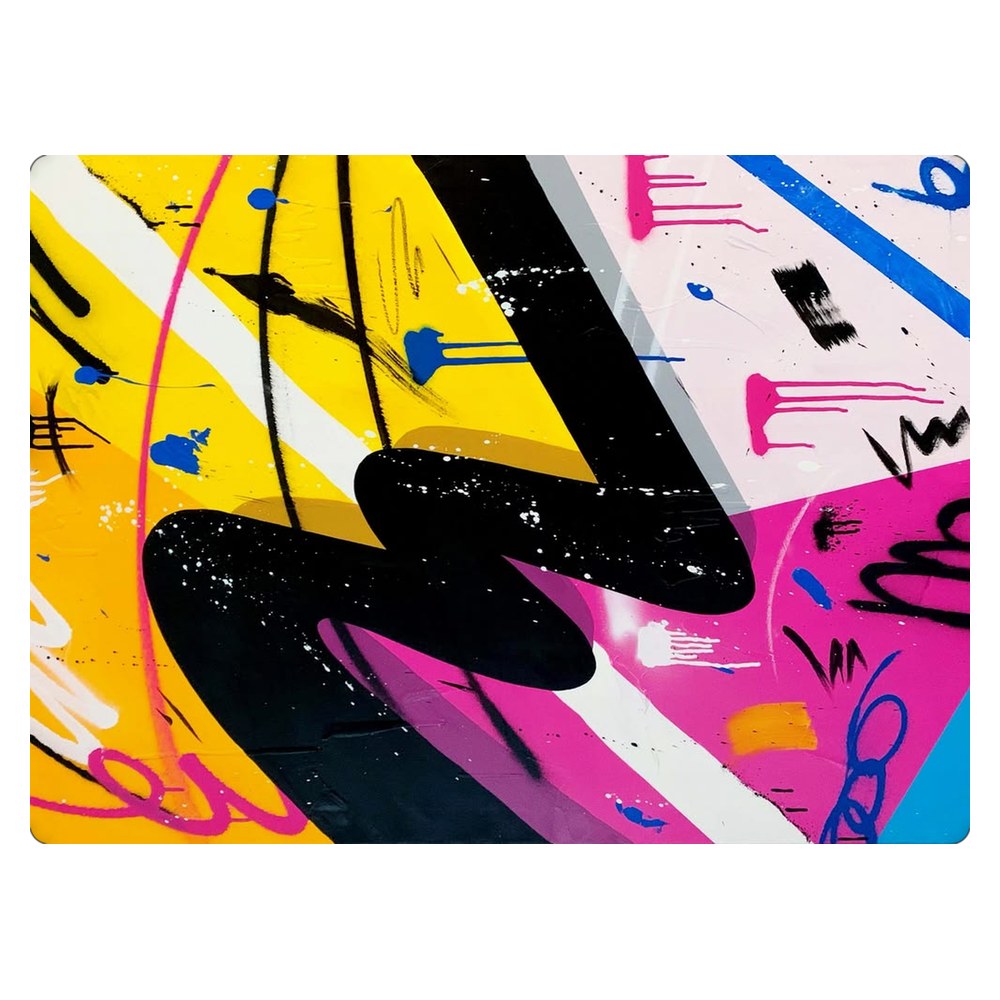 Masstel L133 Pro laptop skin - Vibrant Abstract Splash