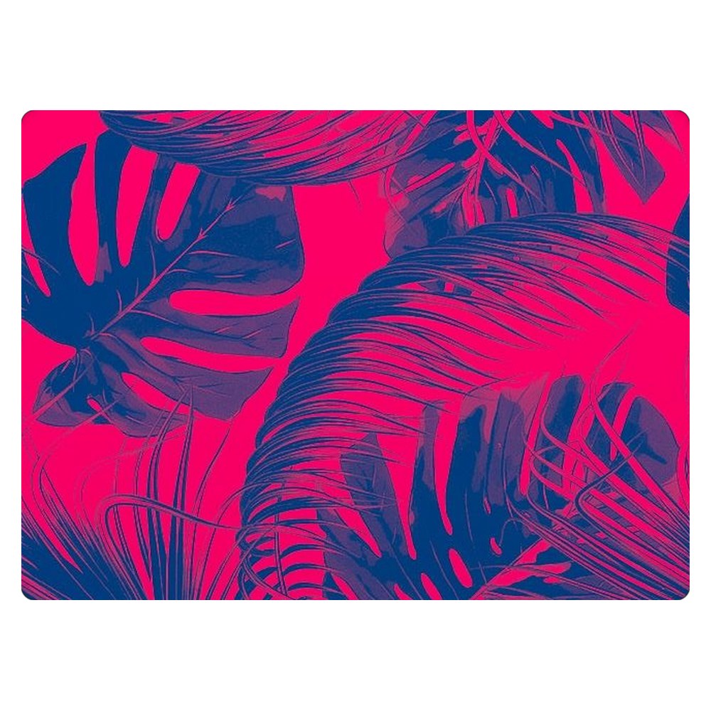 Masstel L133 Pro laptop skin - Vibrant Neon Pink Foliage