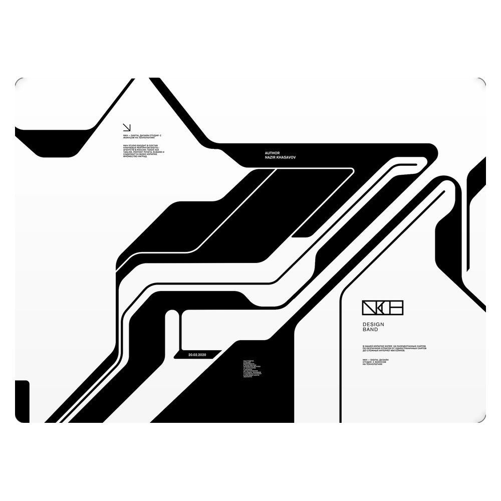 Masstel L133 Pro laptop skin - White Cyberpunk