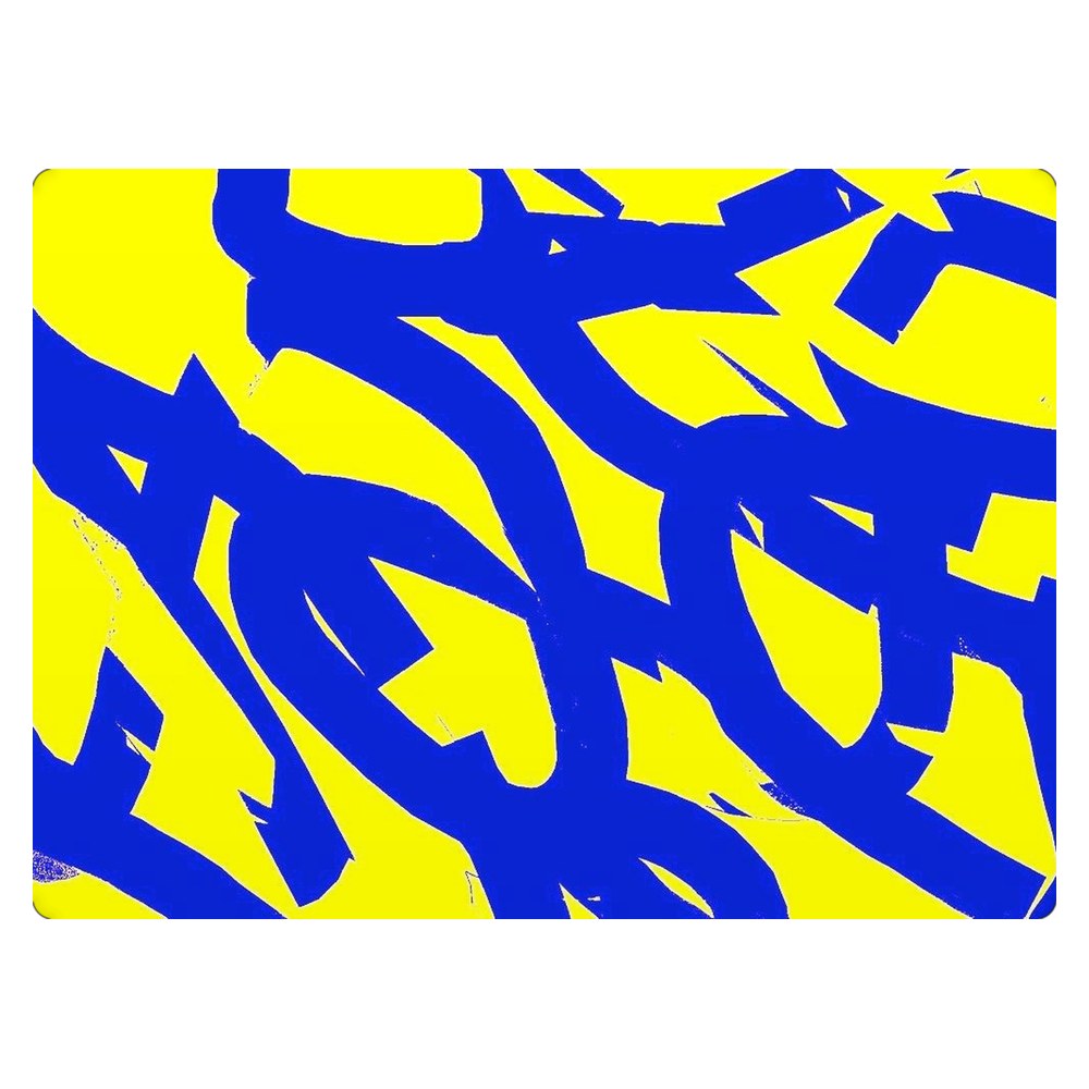Masstel L133 Pro laptop skin - Yellow Abstract Flow
