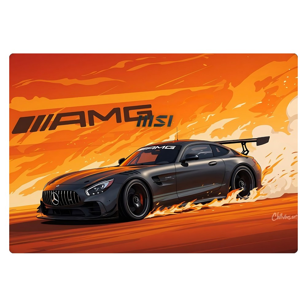 MSI Modern 14 - C13M laptop skin - AMG GT Drift