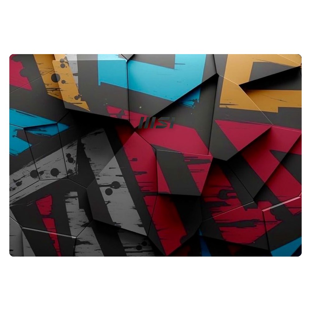 MSI Modern 14 B10MW laptop skin - Angled Blocks