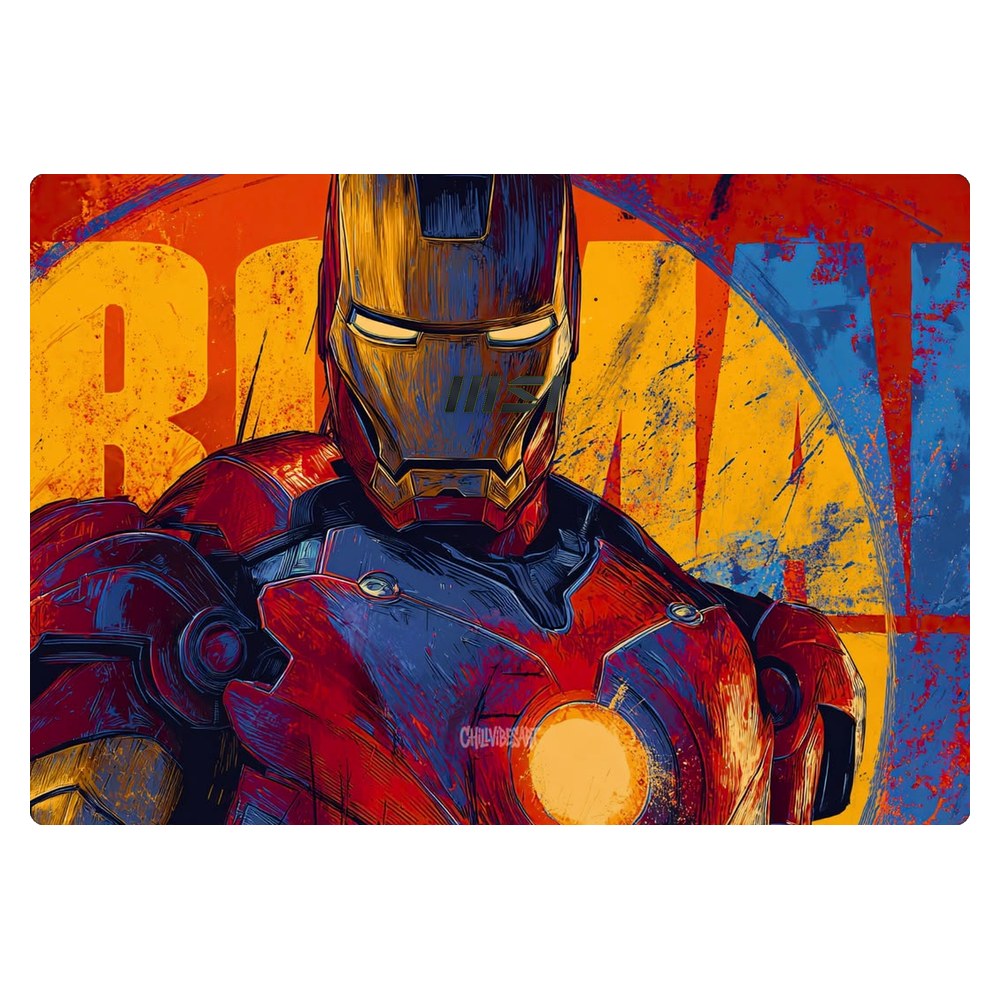 MSI Modern 15 A10M laptop skin - Armored Avenger