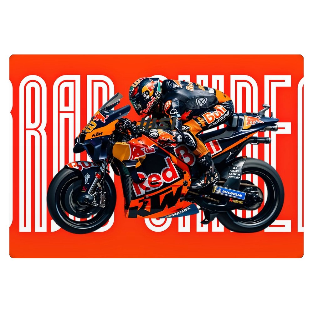 MSI Modern 14 B10MW laptop skin - Binder RedBull KTM Action