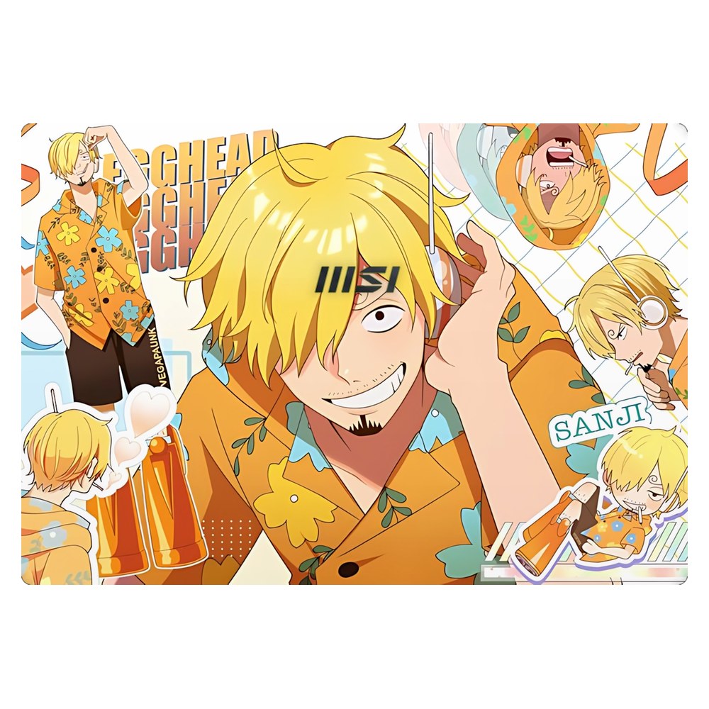 MSI Modern 14 B10MW laptop skin - Cyber Summer Sanji