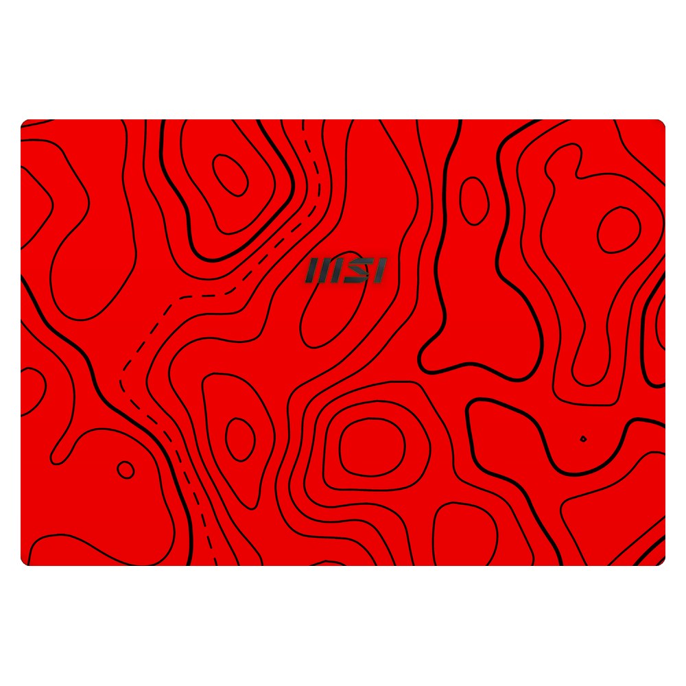 MSI Modern 15 A10M laptop skin - Damascus Red