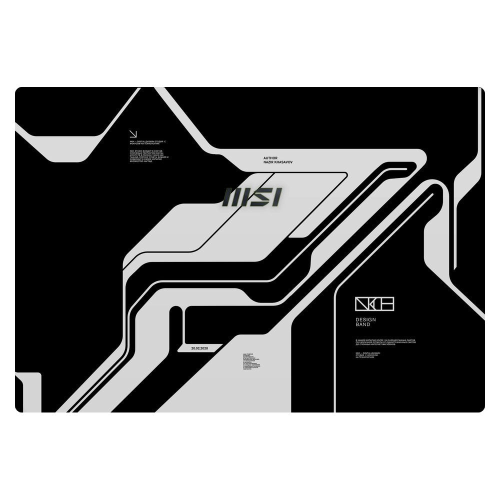 MSI Modern 14 B10MW laptop skin - Dead Black