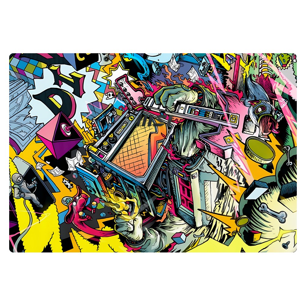 MSI Modern 14 B11MO-004VN laptop skin - Dizzy Doodles