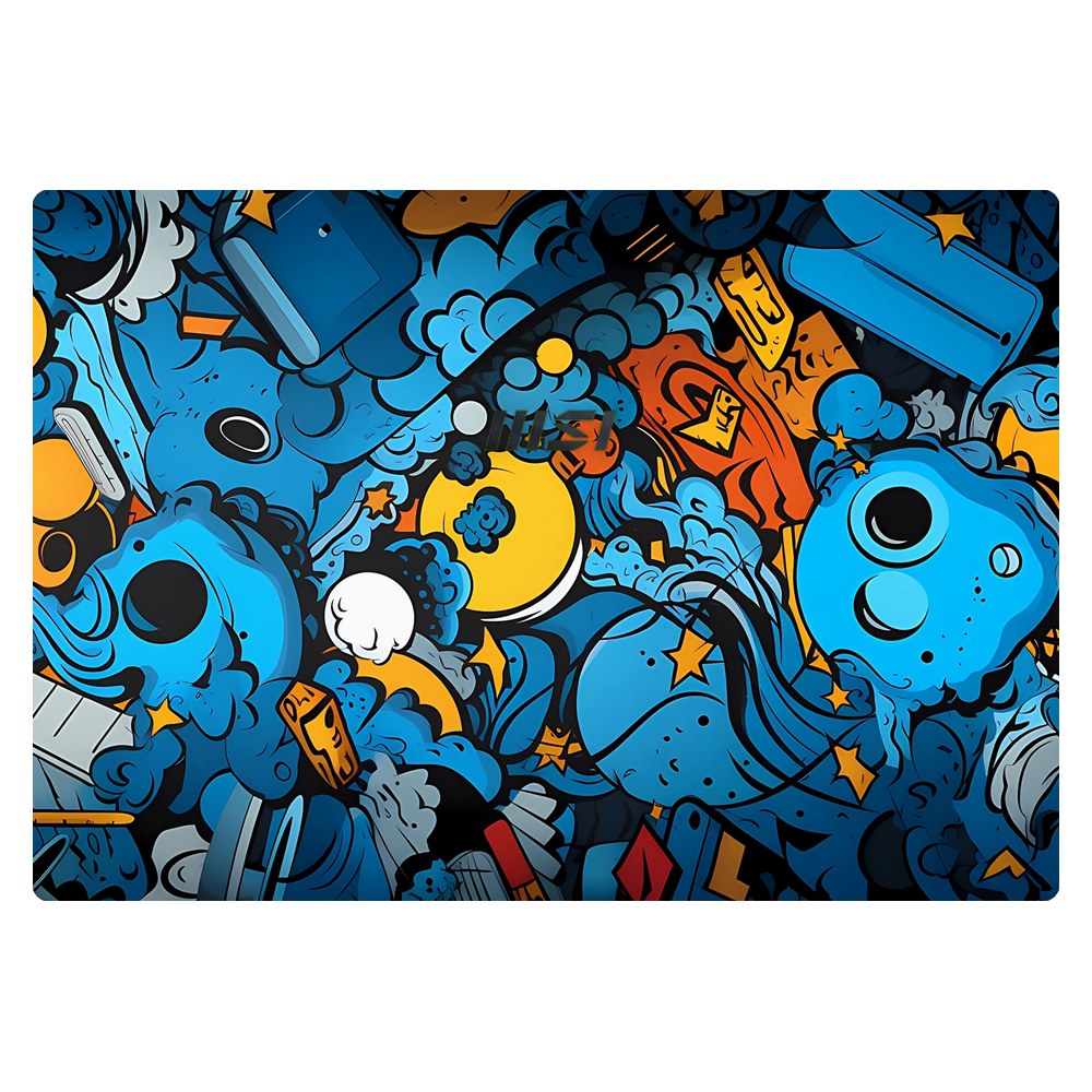 MSI Modern 14 B10MW laptop skin - Doodle Frenzy