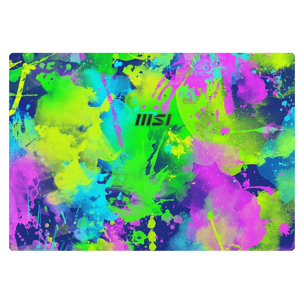 MSI Modern 15 A10M laptop skin - Electric Artistic Backdrop