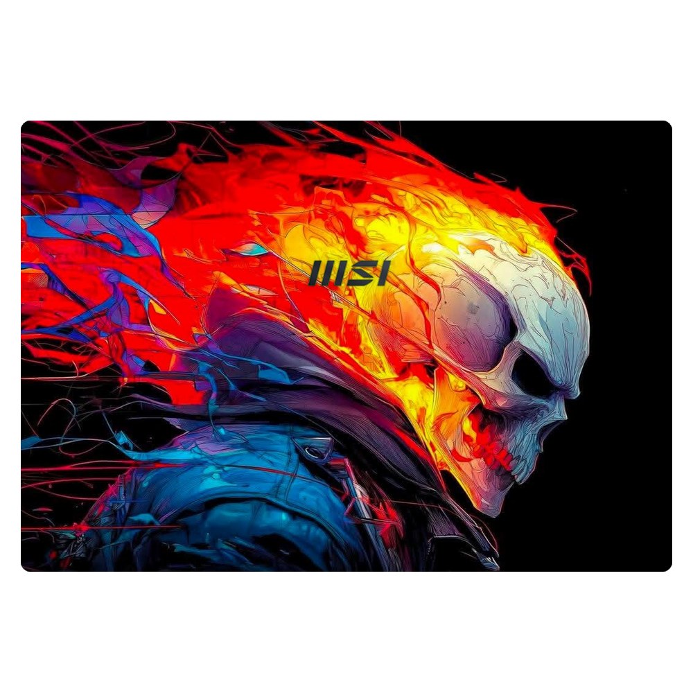 MSI Modern 15 A10M laptop skin - Ghost Rider Inferno