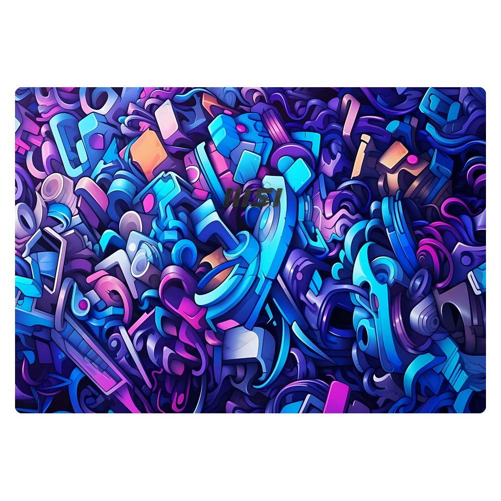 MSI Modern 14 - C13M laptop skin - Graffiti B2