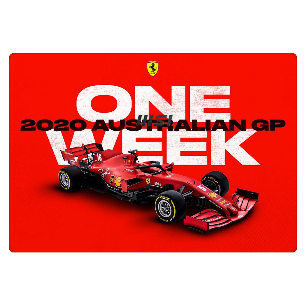 MSI Modern 14 B11MO-004VN laptop skin - Melbourne GP Ferrari Countdown