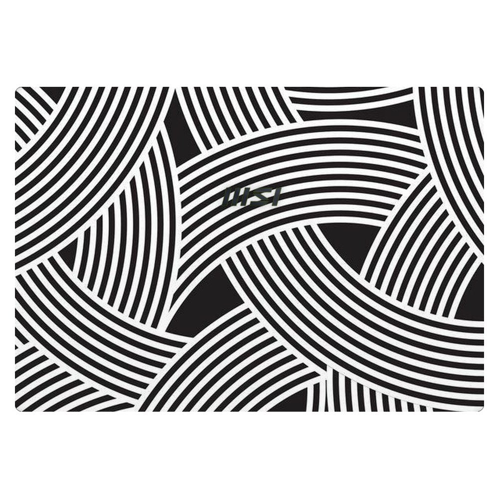 MSI Modern 15 A10M laptop skin - Minimalist Optical Pattern