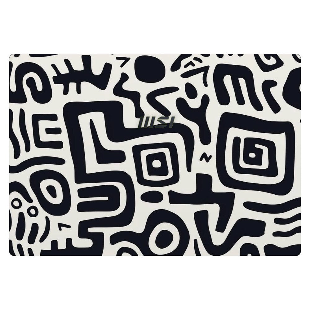 MSI Modern 14 - C13M laptop skin - Minimalist Tribal Elements